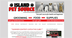 Desktop Screenshot of islandpetsource.com